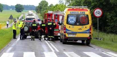 Tragedia koło Chojnic. Karetka śmiertelnie potrąciła rowerzystkę