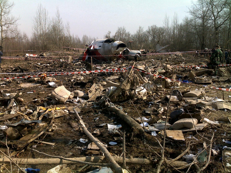 Zdjęcia wykonane tuż po katastrofie smoleńskiej