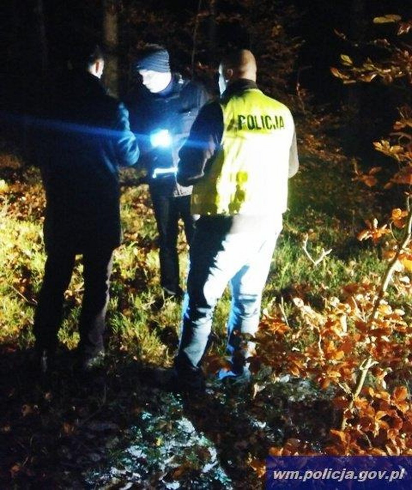 Po kilku godzinach znaleźli ciało mężczyzny w lesie