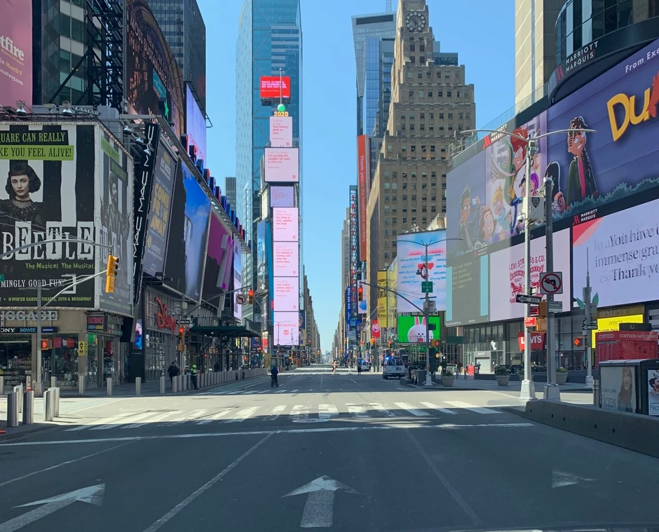 Prazne ulice Njujorka