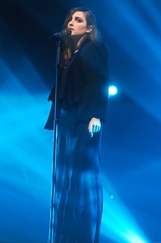 Jillian Banks podczas występu na Open'erze w Gdyni