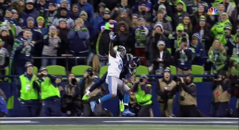 Seahawks Lions Touchdown