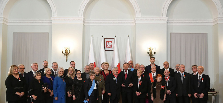 Historyk Andrzej Nowak, twórca polskiego błękitnego lasera... Prezydent nadał odznaczenia państwowe