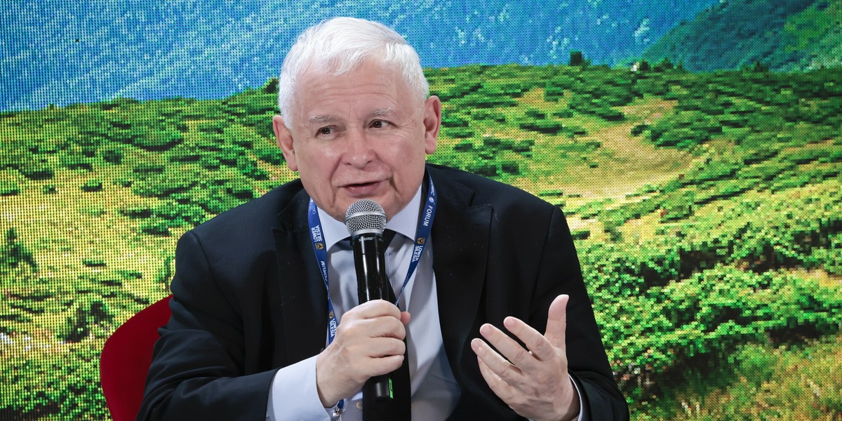 Prezes PiS Jarosław Kaczyński.