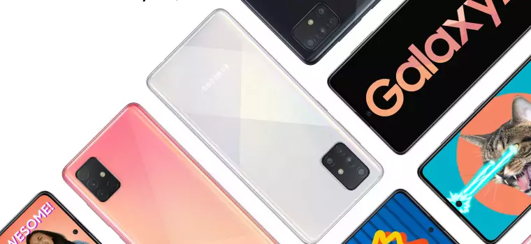 Samsung Galaxy A51 i Galaxy A71 już oficjalnie. To smartfony z poczwórnym aparatem