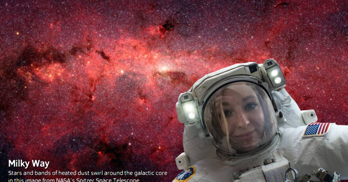 Selfies im Weltall sind mit der Nasa-App kein Problem mehr ...