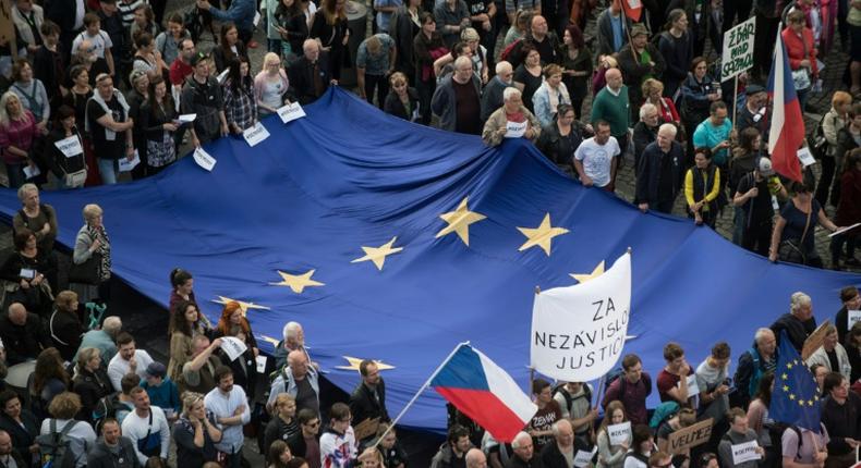 In recent weeks, thousands of Czechs have rallied against Prime Minister Andrej Babis