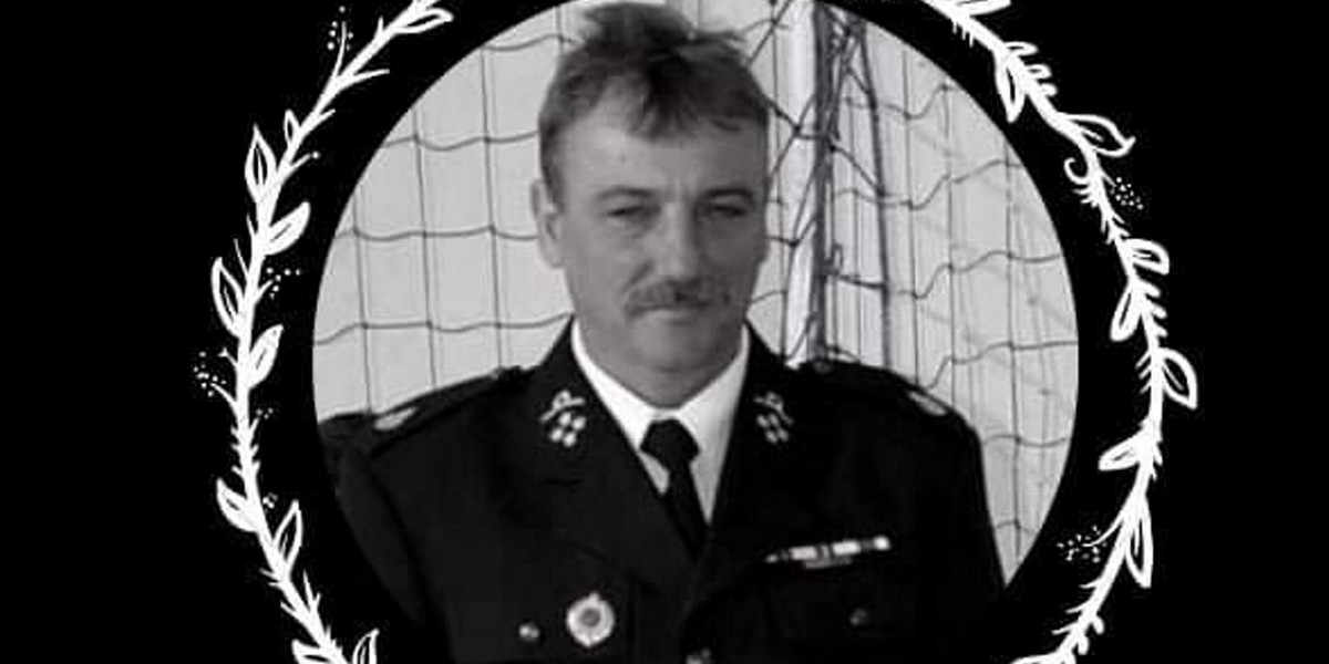 Wiesław Gutmański nie żyje. Prezes Ochotniczej Straży Pożarnej Małszyce zmarł w trakcie działań ratowniczych