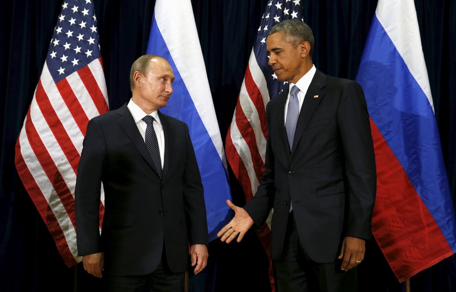 President Barack Obama and Russian President Vladimir Putin.