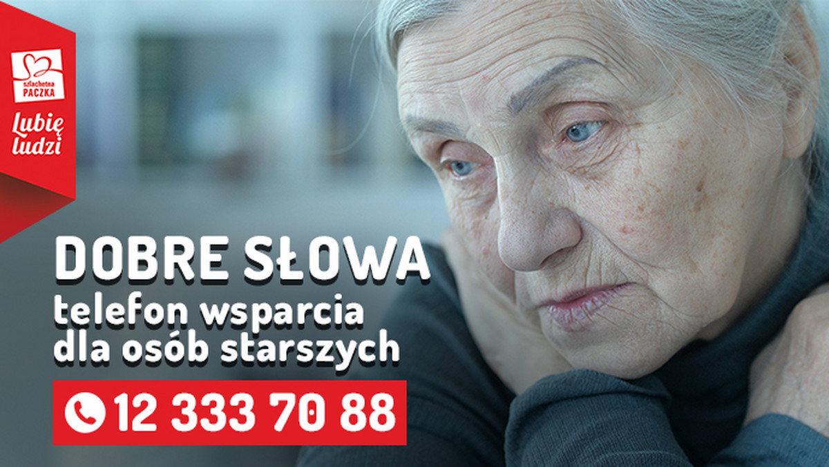 – Kwarantanna dla seniorów wcale nie jest czymś nowym – mówi do słuchawki pani Halinka, która zdecydowała się skorzystać z telefonu wsparcia DOBRE SŁOWA. – Z wiekiem to się człowiek nie czuje potrzebny, sam siedzi w domu, więc po co żyć. Dla kogo? – dodaje i milknie na chwilę. Znoszenie kolejnych obostrzeń pozwala odzyskać poczucie dawnej normalności, ale dla wielu seniorów normalność i tak równa się społecznemu wykluczeniu i samotności. Możesz to zmienić!