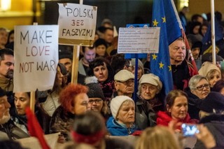 'Faszyzm nie przejdzie'. Demonstracja środowisk antyfaszystowskich we Wrocławiu