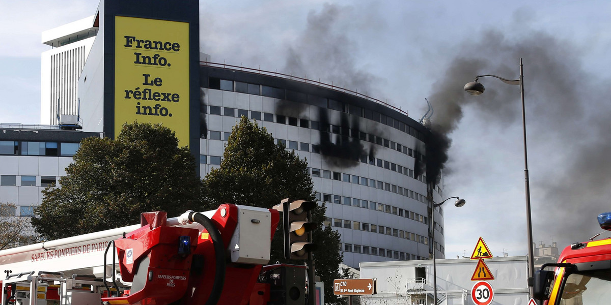 Pożar siedziby Radio France