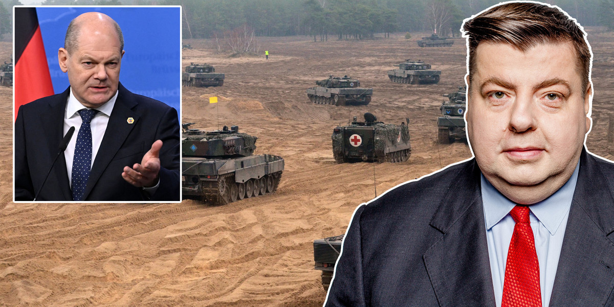 Piotr Semka tłumaczy, dlaczego Olaf Scholz zwleka z przekazaniem czołgów Ukrainie
