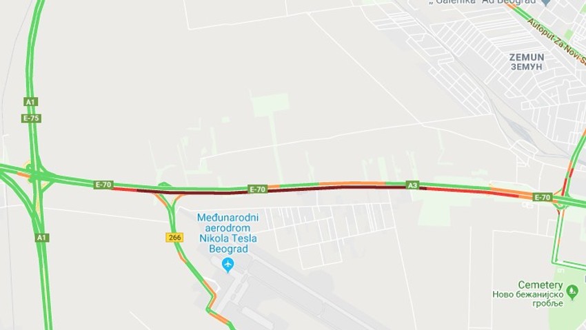 Ovako gužve izgledaju na Guglu