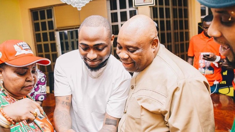 Image result for DAVIDO AND UNCLE