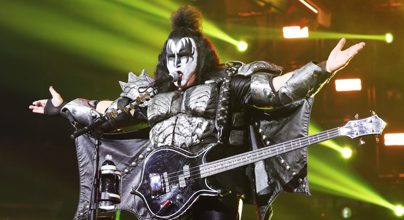 Gene Simmons says the only time he ever got high was when he accidentally ate six weed brownies at a party. Kevin Mazur/Getty Images for Live Nation