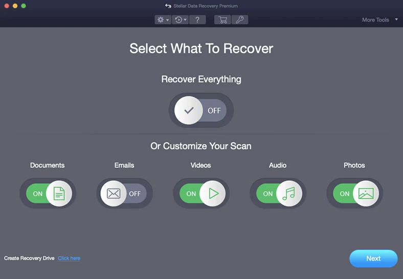 Stellar Data Recovery Premium for Mac