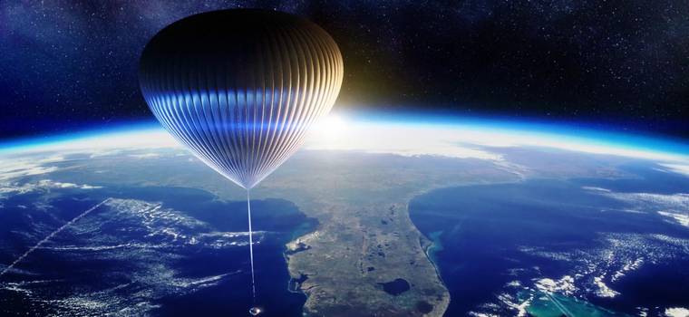Lot balonem w kosmos - koszt to 500 tys. zł za dwie godziny. Oto co widać ze środka