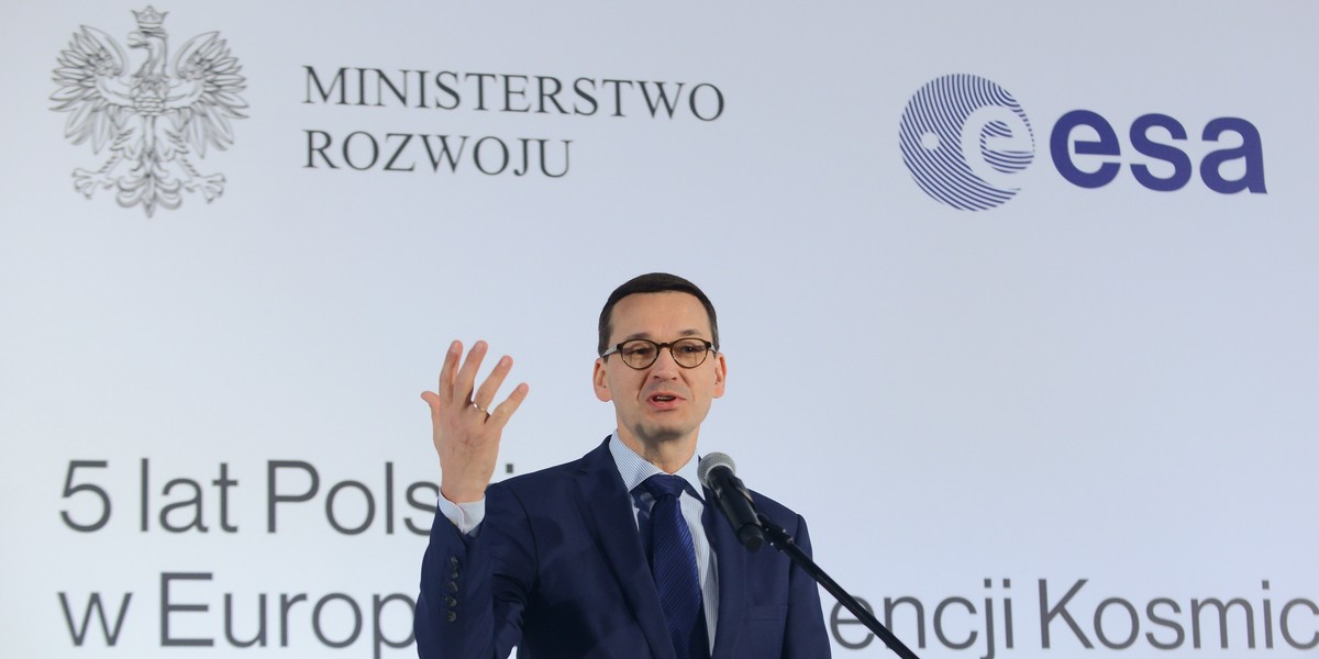 Mateusz Morawiecki chce rozwoju przemysłu kosmicznego w Polsce