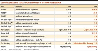 Kolejne banki podwyższają opłaty za rachunki i karty płatnicze