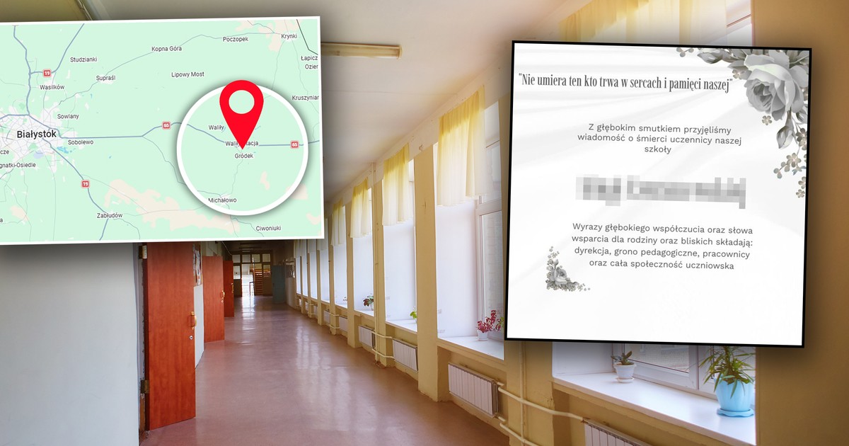 Mama próbowała ją obudzić. Tajemnicza śmierć 10-latki pod Białymstokiem. Szkoła żegna dziewczynkę