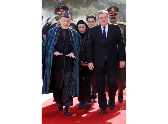 Bronisław Komorowski w Afganistanie