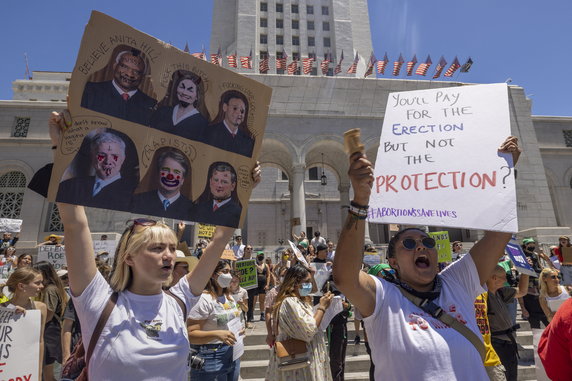 Protest w Los Angeles.