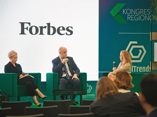 O tym, jak raportowanie ESG zmieni strategie firm, dyskutowali w czasie konferencji Local Trends (od lewej): Iwona Sroka (Murapol), Kamil Sobolewski (Pracodawcy RP) i Magdalena Krukowska („Forbes” Polska).