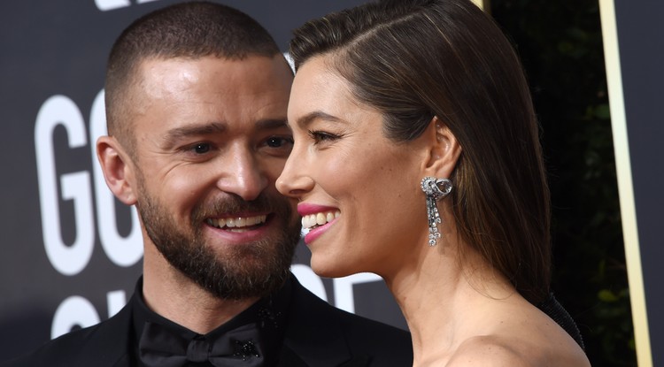 Justin Timberlake és felesége, Jessica Biel