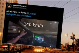 Zamieniła centrum Warszawy w autostradę. I jeszcze pochwaliła się tym w sieci [Wideo]