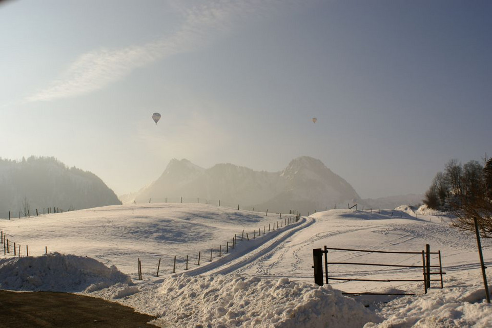 Balonem nad Alpami Szwajcarskimi