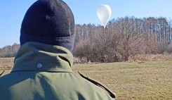 Kolejny balon z Białorusi przechwycony przez Straż Graniczną