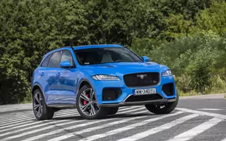 Test Jaguar F-Pace SVR sprzed liftingu