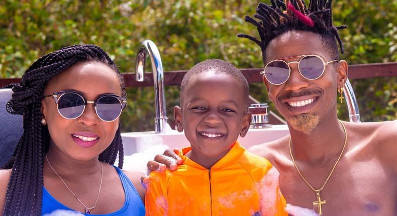 Photos of Eric Omondi on vacation with Maribe and son (Bonfire Adventures)