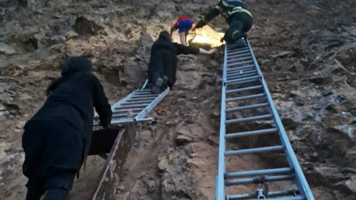 Spasavanje dečaka u Ovčar Banji