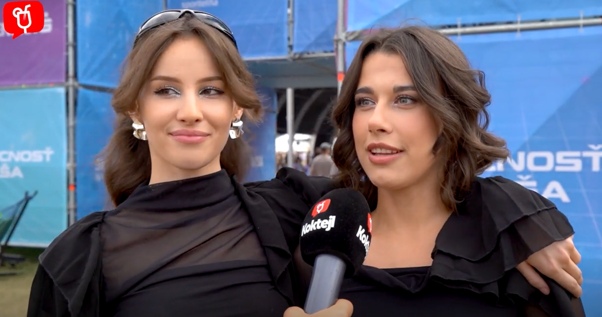 Tamara Hrnčiarová a Adriána Brnčalová na Pohode.