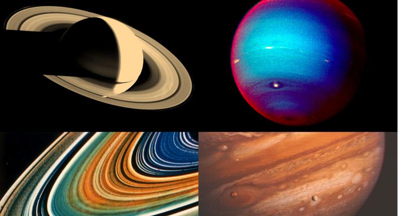 This montage shows examples of striking images of the solar system Voyager 1 and 2 took on their missions.NASA/JPL/Insider