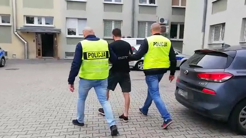 Nożownik zatrzymany przez policję w Głownie