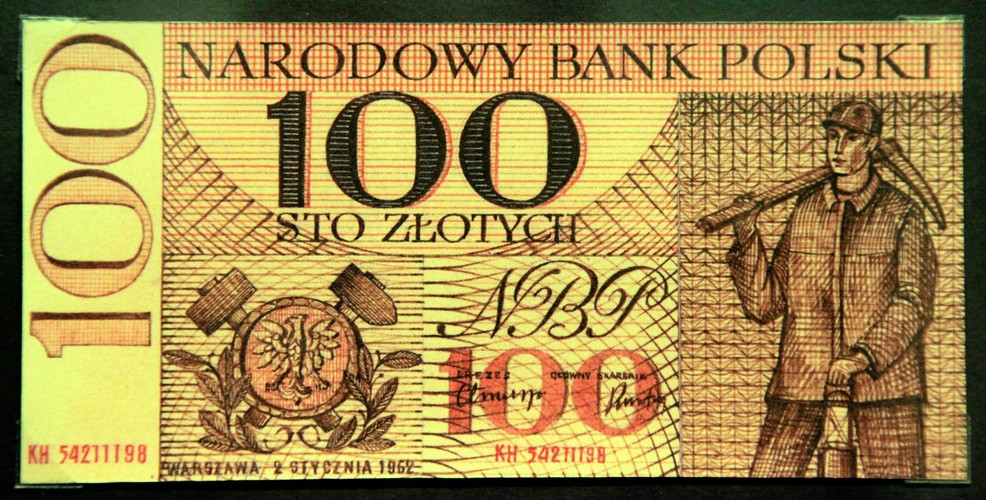 Banknoty polskie. Projektant i grafik ANDRZEJ HEIDRICH