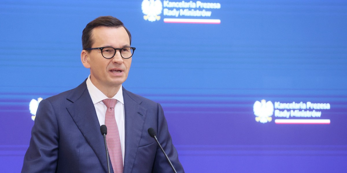 Premier Mateusz Morawiecki