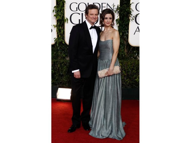 Colin Firth trzyma w garści kobiece serca co najmniej od czasu pamiętnej roli Pana Darcy. Aktor pełen dumy pozował u boku Livii Giuggioli, z która tworzy pełen klasy duet