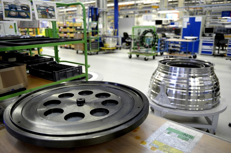 Zakłady MTU Aero Engines Polska powstały w Rzeszowie prawie sześć lat temu. Od tego czasu liczba zatrudnionych wzrosła z 200 do ponad 500 pracowników. Dzięki rozbudowie zakładów, do 2020 roku, w Rzeszowie powstanie około 250 nowych miejsc pracy.<br><br>fot. (dd/ukit) PAP/Darek Delmanowicz