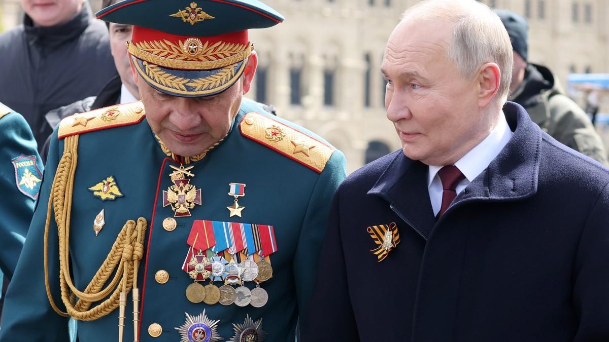 Sergej Šojgu i Vladimir Putin u maju 2024.