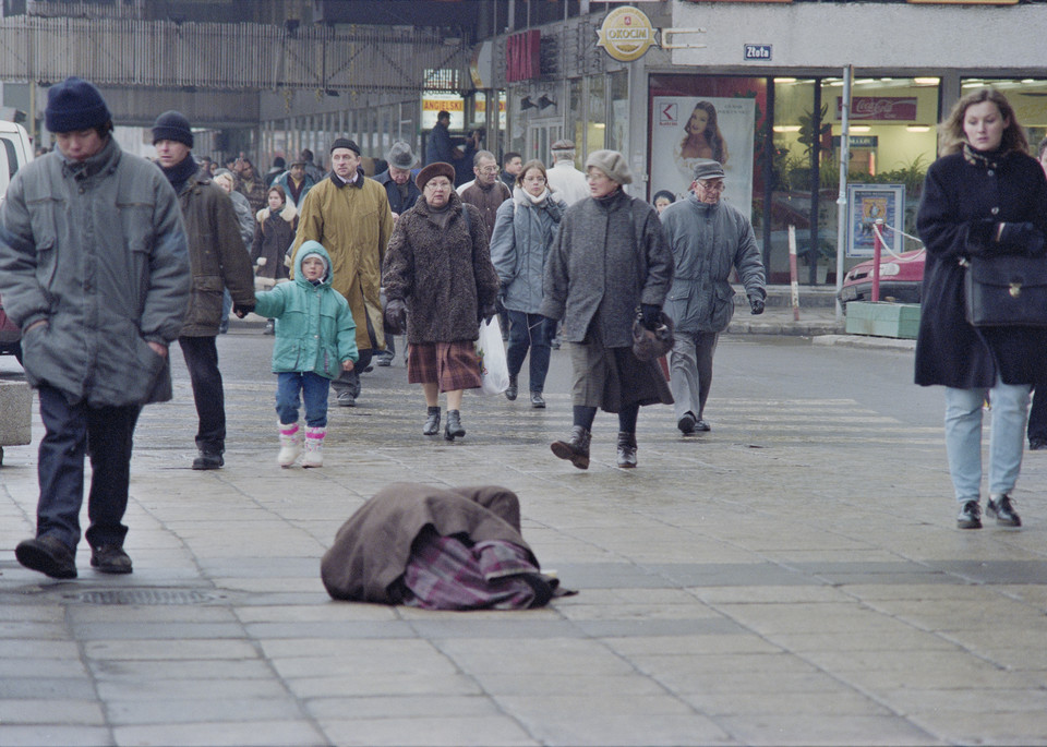 Anna Musiałówna - fotografia z serii "Żebracy" (ok. 1995 r.)