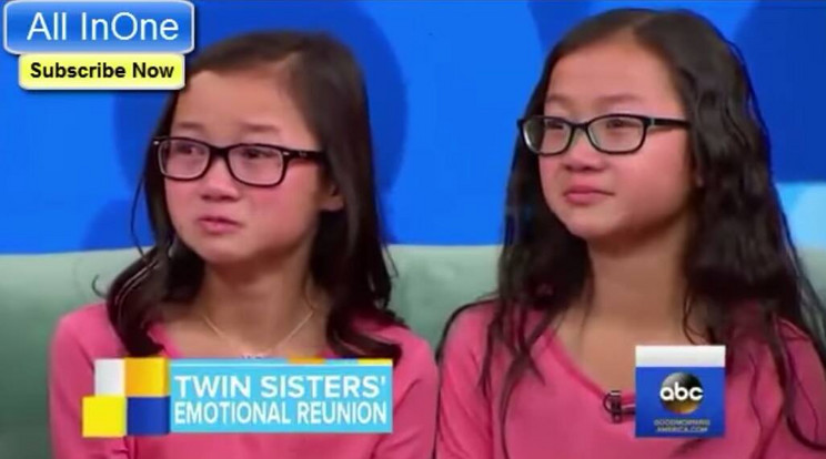 Az ikrek alig tudtak megszólalni a sírástól / Fotó: Youtube
