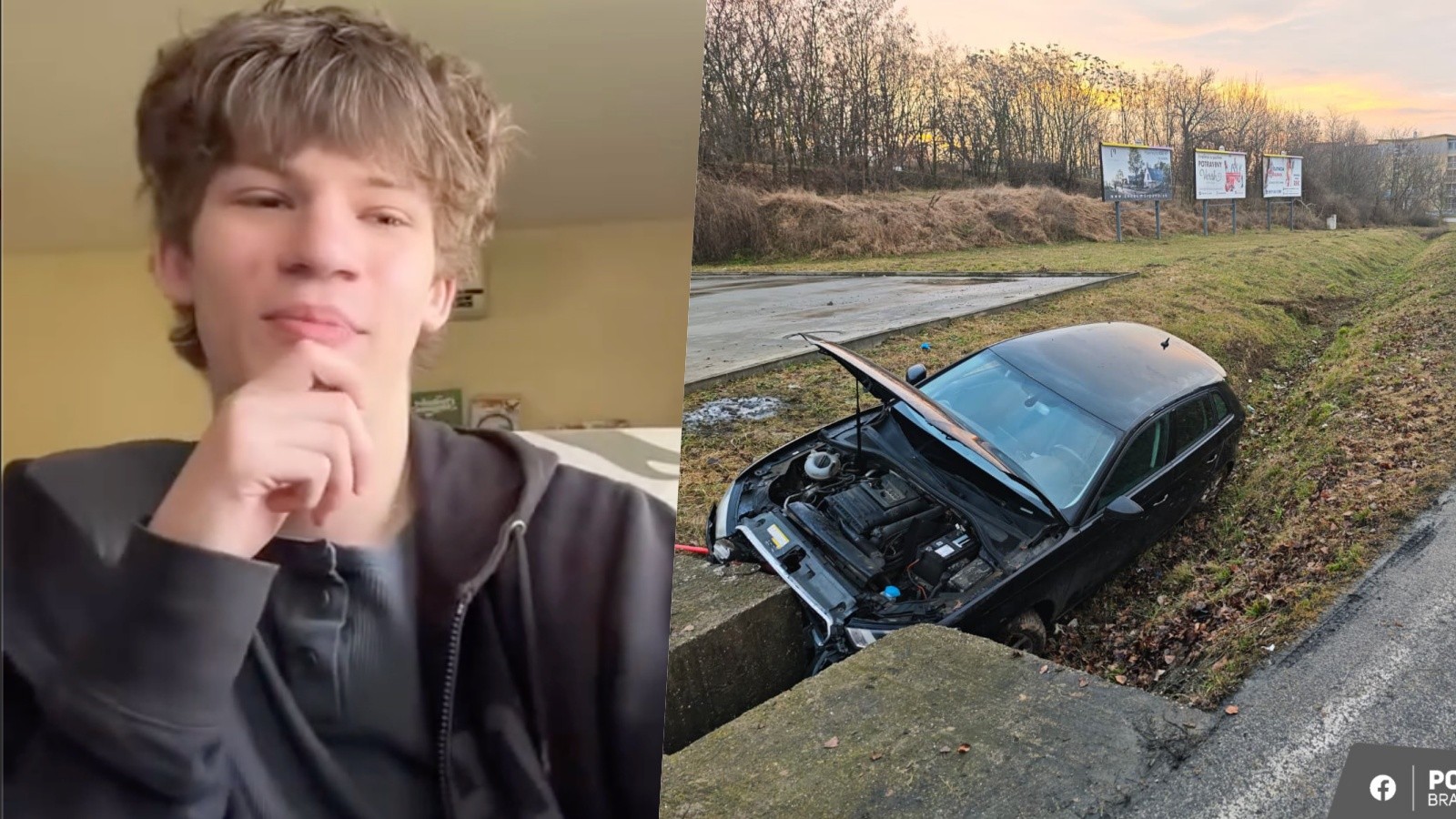 Syn Maroša Kramára Marko mal autonehodu. 