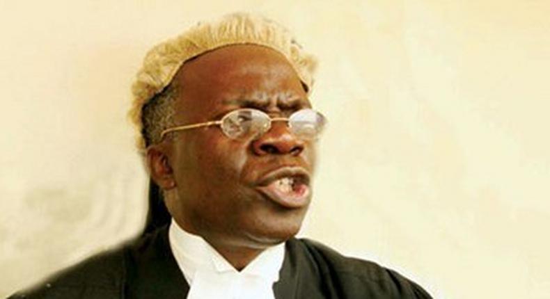 Chief Femi Falana (SAN), widely referred as a human rights activist. 