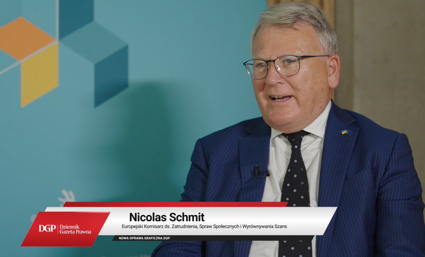 Nicolas Schmit, europejski komisarz ds. zatrudnienia, spraw społecznych i wyrównywania szans