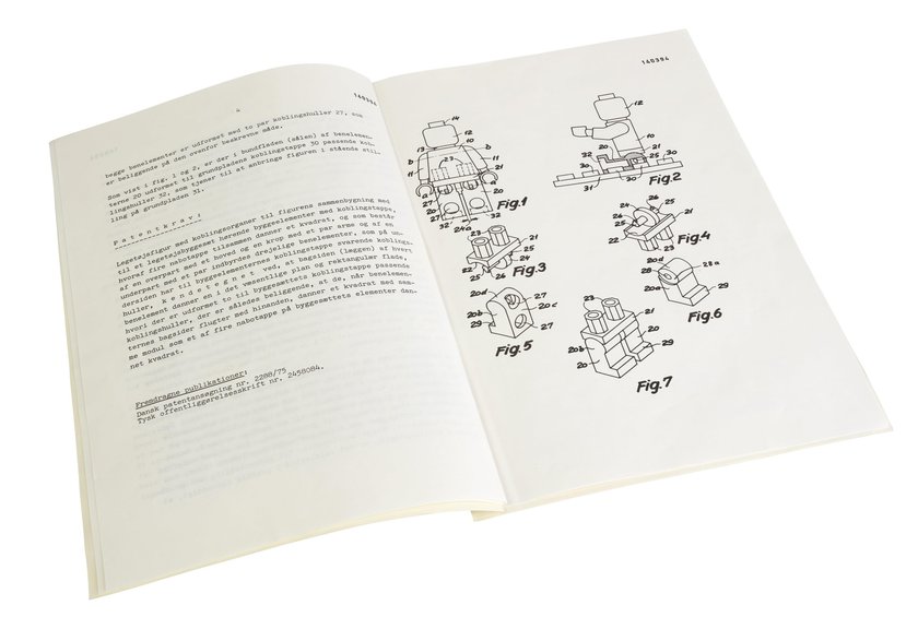 Patent na minifigurkę Lego