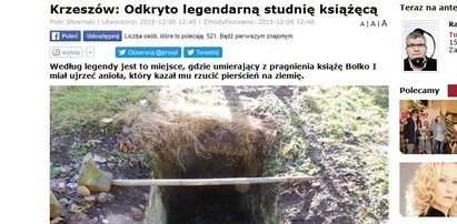 Odkryli miejsce, gdzie książę ujrzał anioła